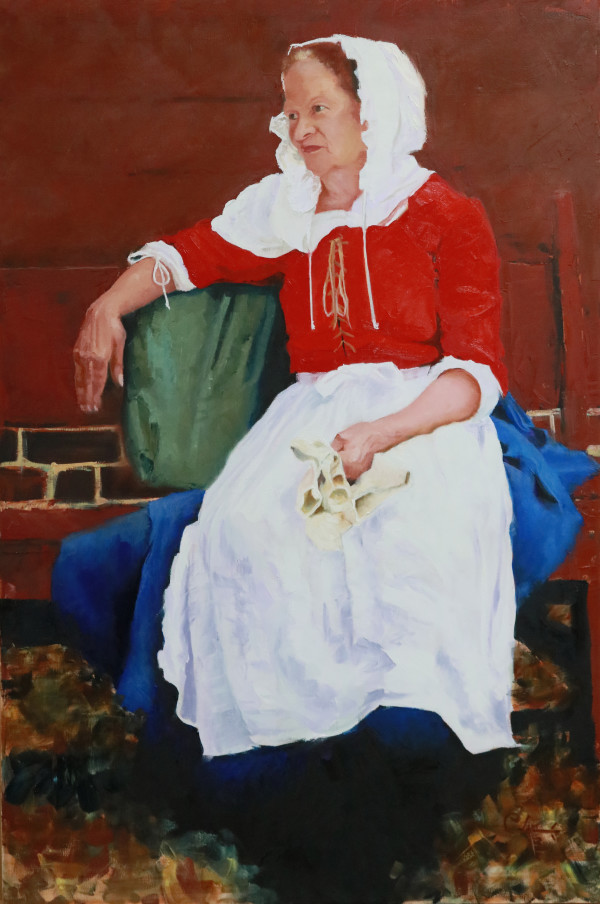Colonial Williamsburg: A Break Between Tours by Catherine Kauffman