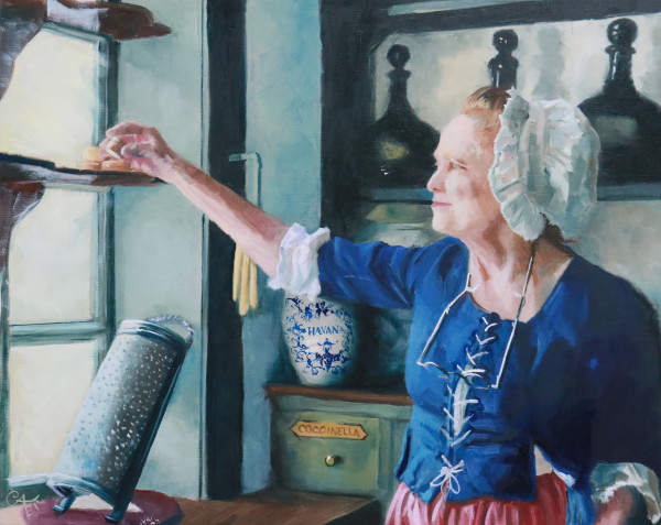 Colonial Williamsburg Apothecary Clerk by Catherine Kauffman