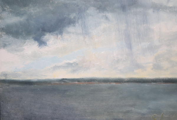 Rain Over the River by Catherine Kauffman