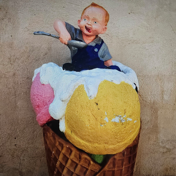 Gelato Boy, Italy by Elizabeth Matheson