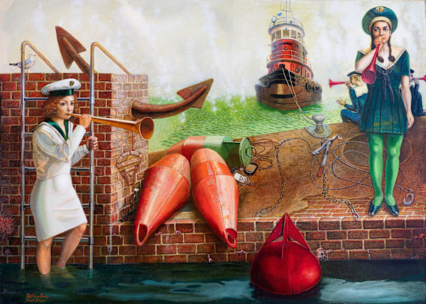 "Fog Horn Sentry" by Henryk Fantazos, Image 1.