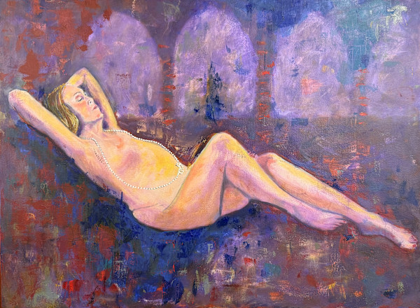 Reclining Nude by Thomas Stevens, Image 1.