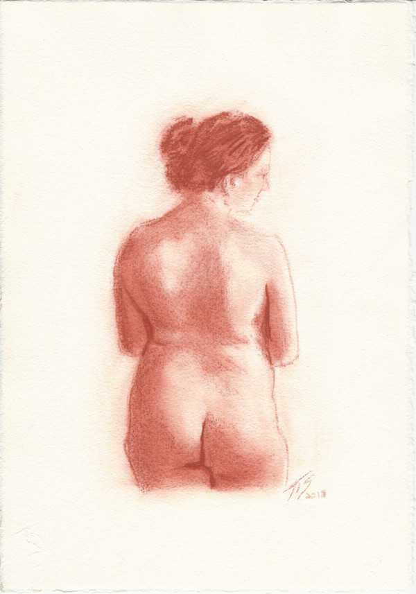 Nude (study for Welcome) by Thomas Stevens