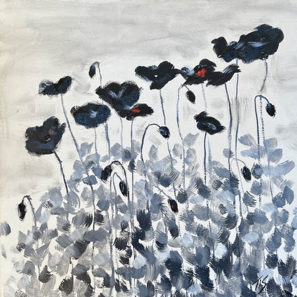 Black Poppies by Thomas Stevens