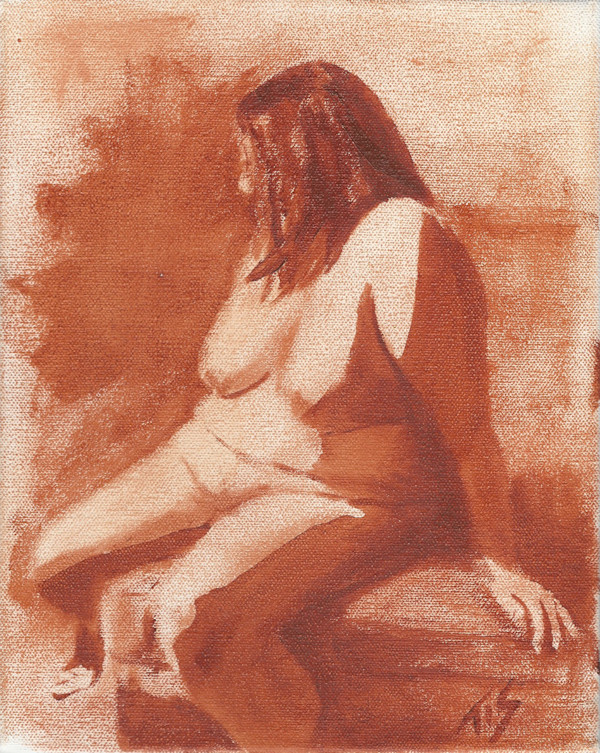 Nude (monochrome) by Thomas Stevens