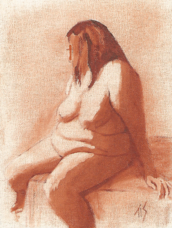 Nude (monochrome) by Thomas Stevens