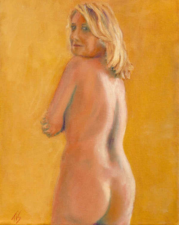 Nude (golden) by Thomas Stevens