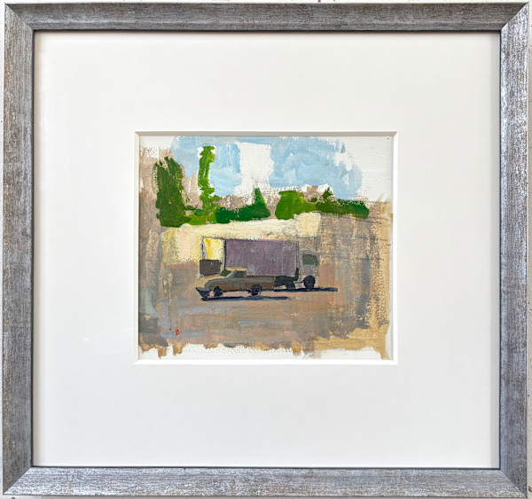 Trucks, Food Lion Parking Lot (Study) by John Beerman