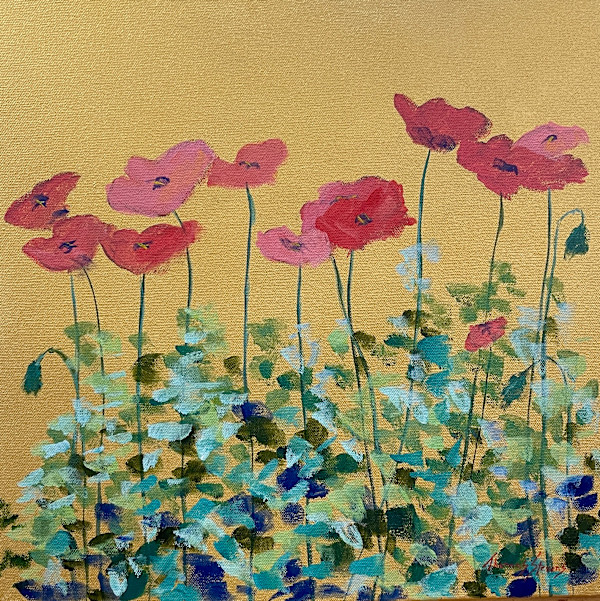 Creekside Poppies by Thomas Stevens