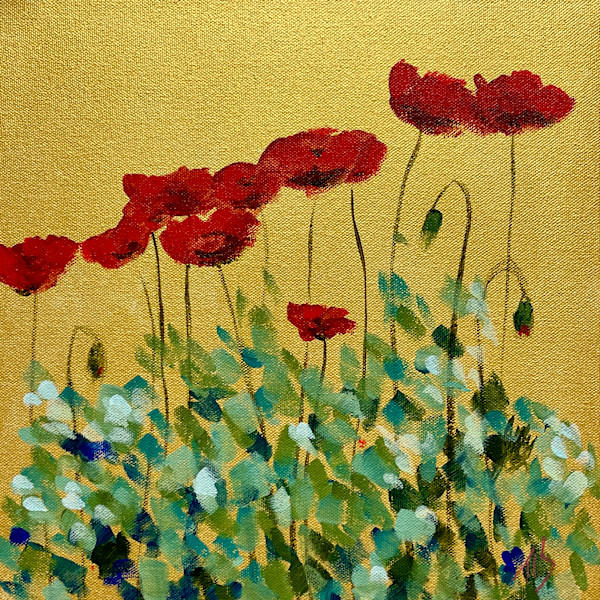 Creekside Poppies by Thomas Stevens