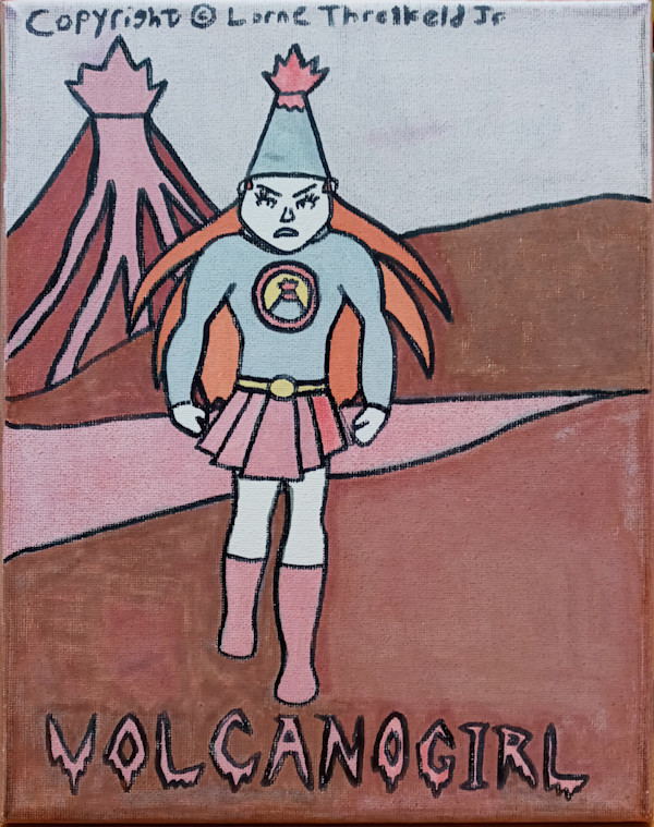 Volcano Girl by Lorne Threlkeld Jr., Image 1.
