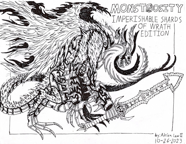 Monstrosity (INK) by Adrien Law II, Image 1.