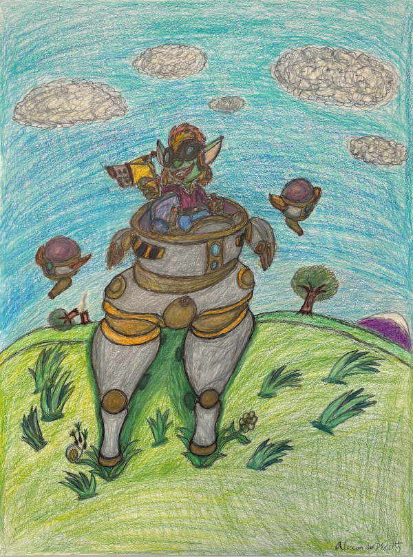 The Gremlin Goblin on the Field by Alexander Scott, Image 1.