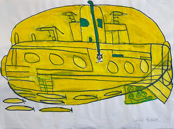 The Underwater Adventures of the Submarine by Cecil M. Brown, Image 1.