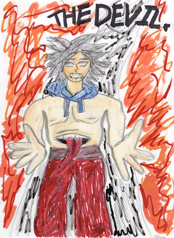 Tarot Card: The Devil by Chloe, Image 1.