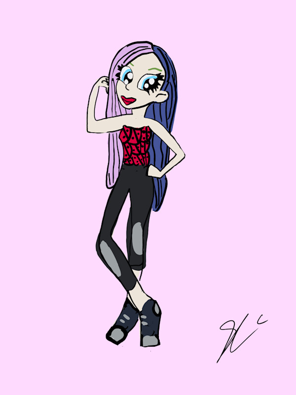 Equestria  Girl Croqui by Skylar K., Image 1.