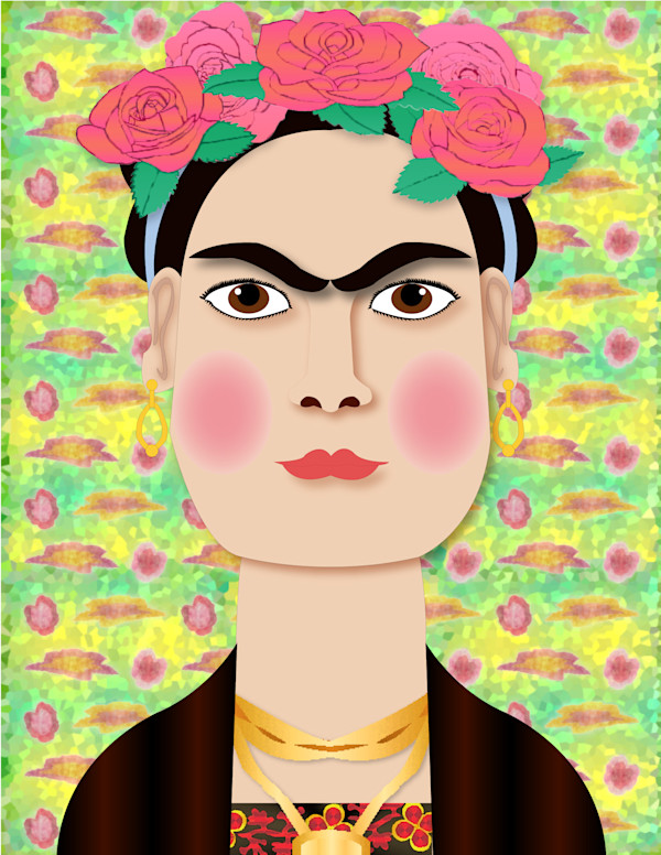 Frida Kahlo Portrait by Allie Gestner, Image 1.