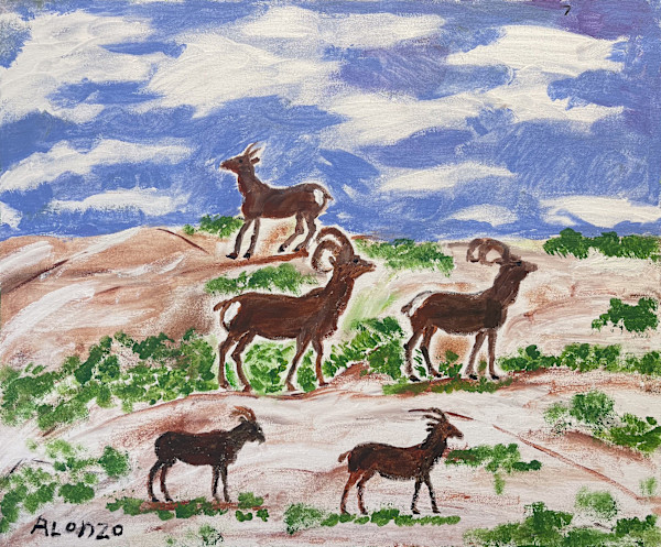 7 Ram Family by Alonzo Clemons, Image 1.