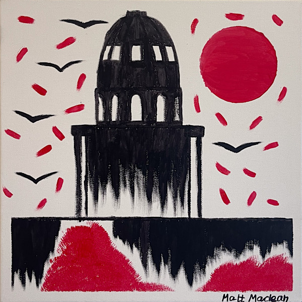 J.P.T. (Japanese Paint with Theme): Capital Golden Dome by Matt Maclean, Image 1.