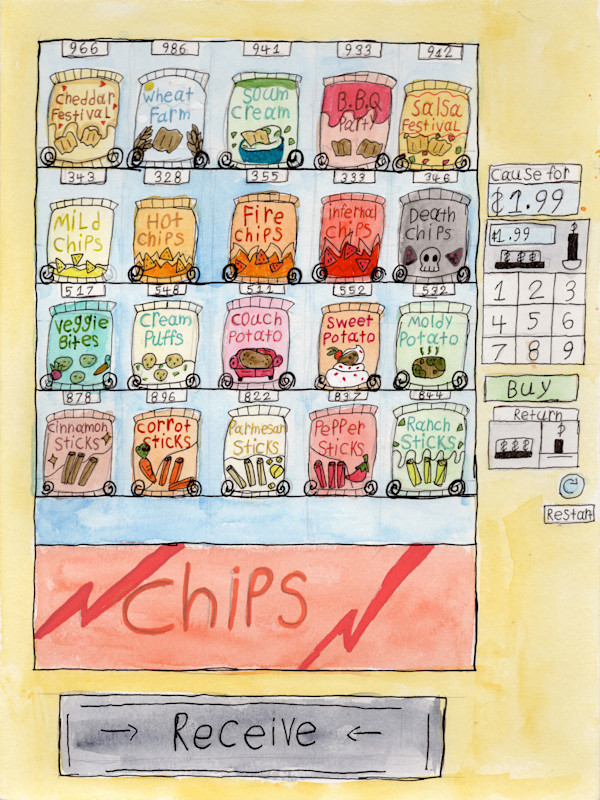 Snack Machine: Chips by Pink Velvet, Image 1.