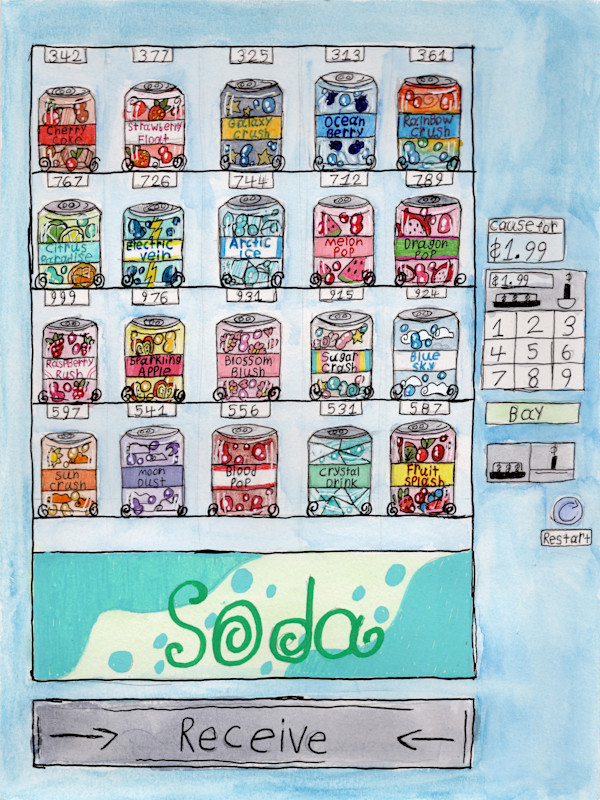 Snack Machine: Soda by Pink Velvet, Image 1.