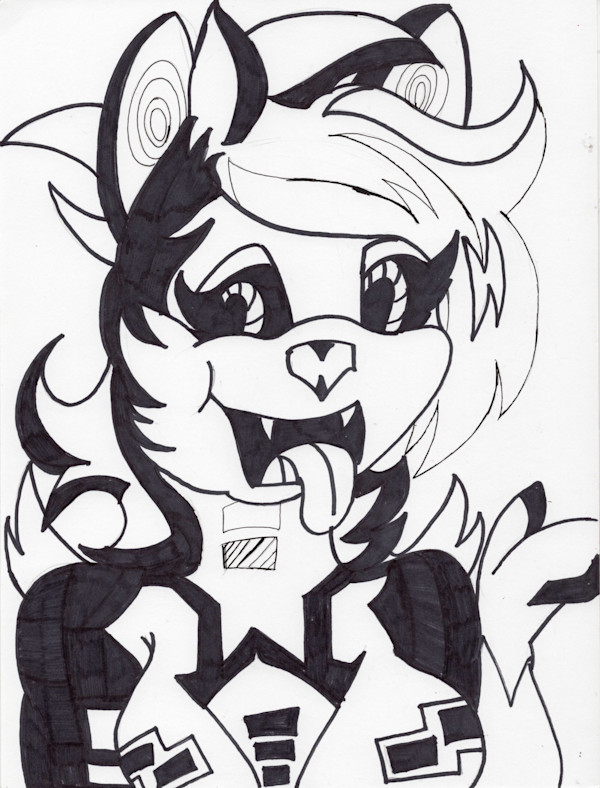 Cyber Lily greetings by Quinn Martinez, Image 1.