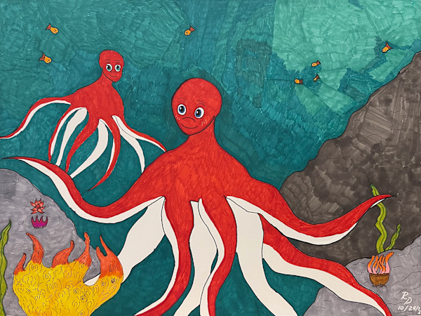 Harry Larry And Barry The Octopus by repaints_doll, Image 1.