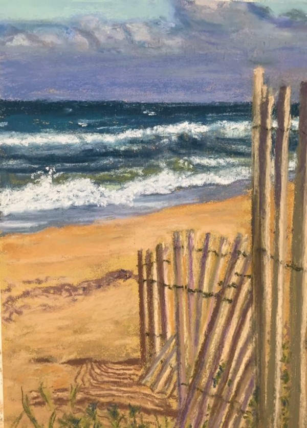 Beach Fence by Helen Wood