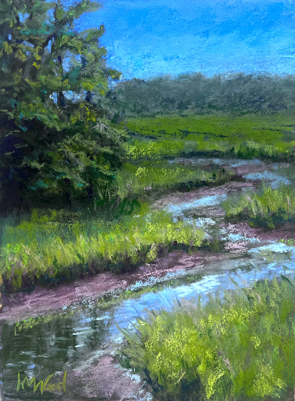 Quiet Stream (unframed) by Helen Wood, Image 1.