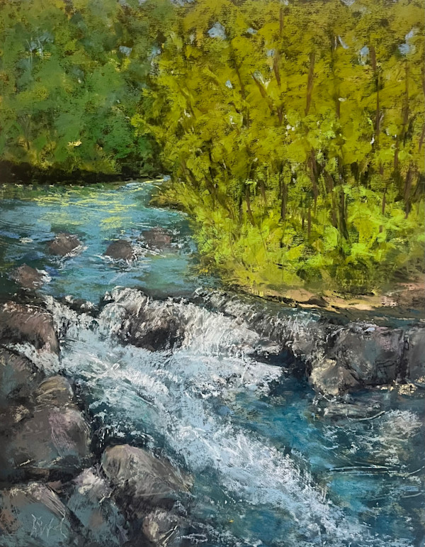 Rushing Water (unframed) by Helen Wood, Image 1.