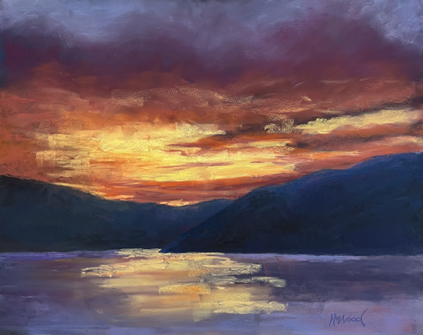 Rhône Sunset by Helen Wood, Image 1.