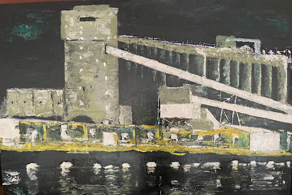 White Bay by night by Ian Collins