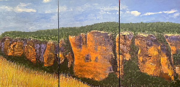 Peckmans Plateau Triptych by Ian Collins