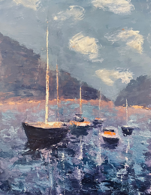 Night on the boat by Ian Collins, Image 1.