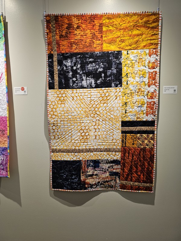Fabric, Stitches and Cork by Jeanette Floyd
