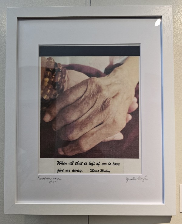 Remembrance Framed by Jeanette Floyd