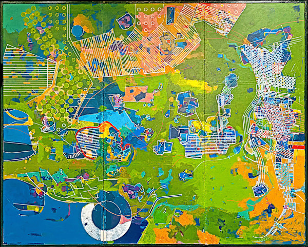 SAT 11/2024 Serie Agricultura y Tecnología. Triptych by Ignacio Klindworth, Image 1.