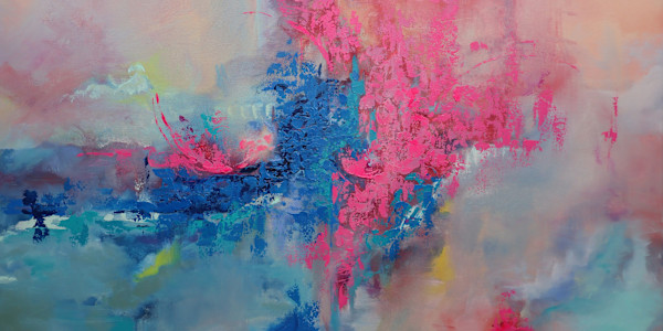 Heartbeat | 24x42" giclée canvas print, limited edition, framed by Kate DeOssie, Image 1.