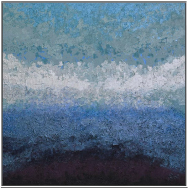 Twilight with Him | hand-embellished giclée canvas print, framed 1/10 by Kate DeOssie