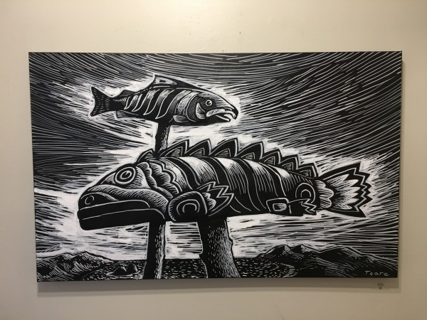 Fish Totem  by Brad Teare
