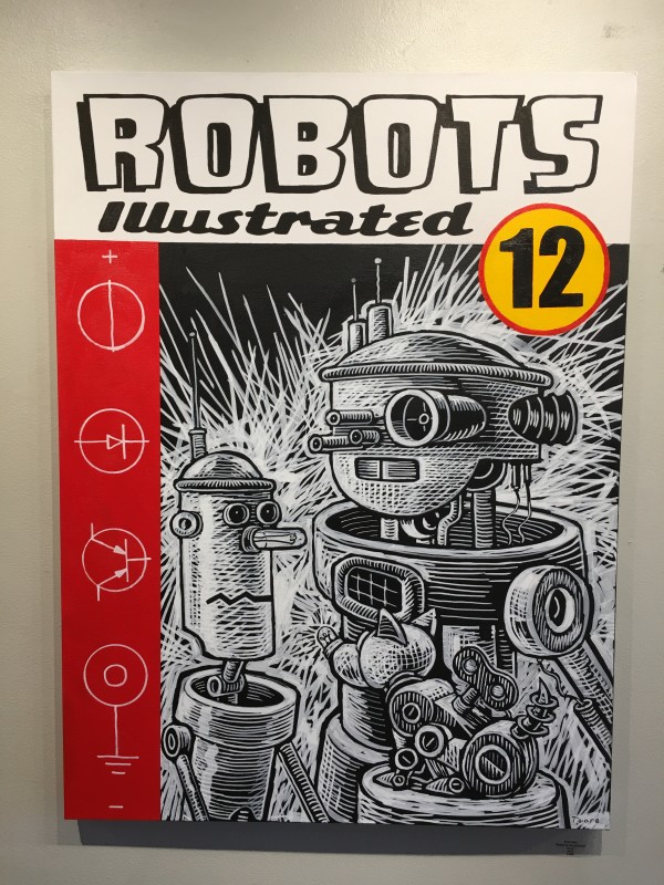 Robots Illustrated  by Brad Teare