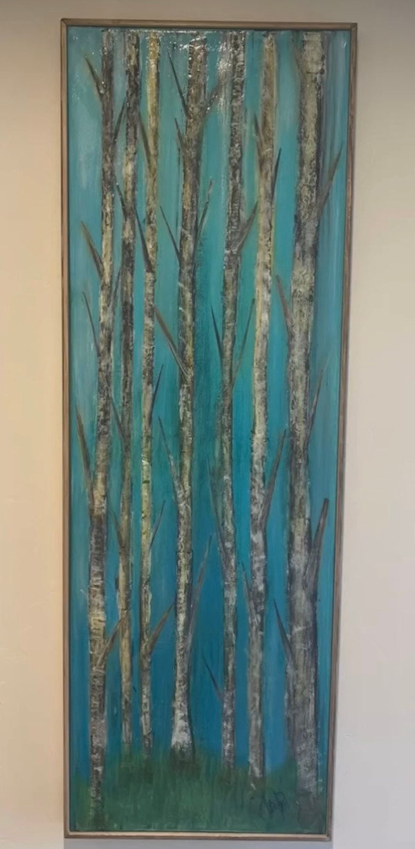 Aqua Aspens by Bibiana Rivero