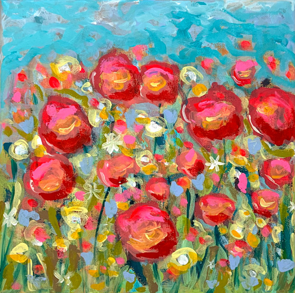 Flowers in my dreams by Charity Alva