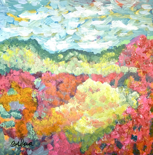 When the Rhododendrons Bloom in May by Charity Alva