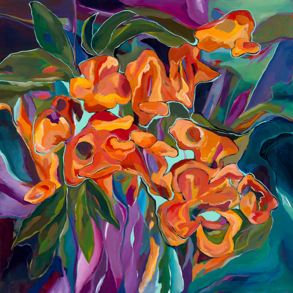 Western Wallflower, Prairie Rocket by Allison Jones Hunt