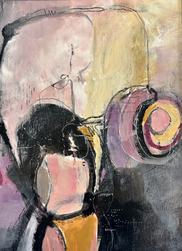 Ochre and Magenta 102 by karin