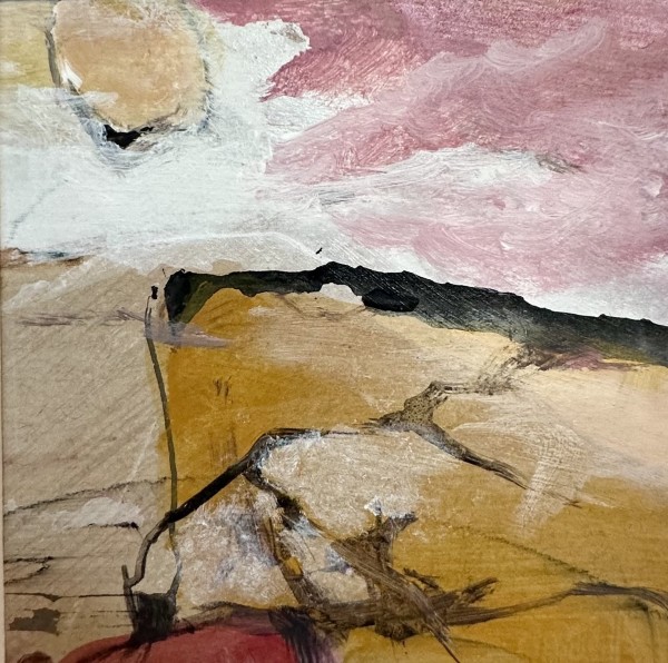 Ochre and Magenta 106 by Karin Husty