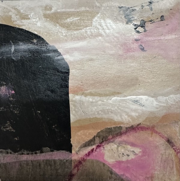 Ochre and Magenta 109 by Karin Husty