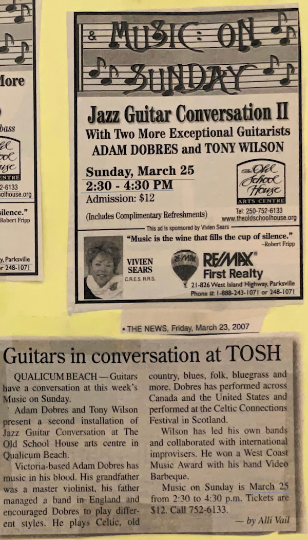 Jazz guitar conversation II/ Music On Sunday by Adam Dobres, Tony Wilson