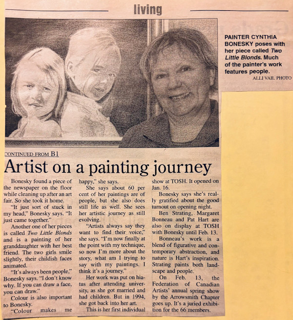 Artist on a painting journey by Cynthia Bonesky, Margaret Bonneau, Pat Hart, Ben Strating